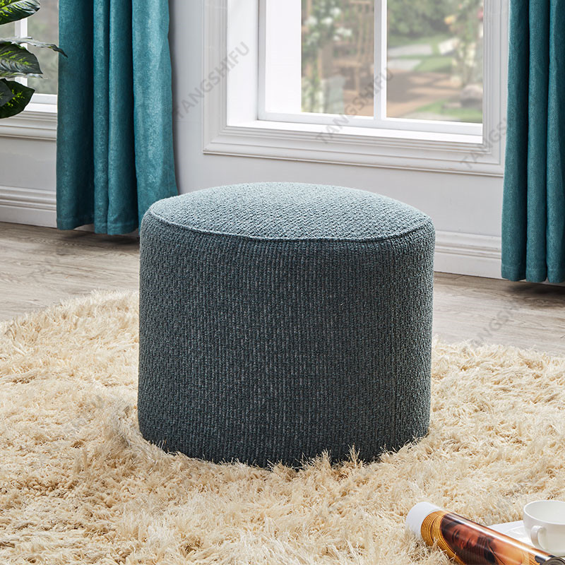 TSF-6802-Blue Linen Fabric Living room furniture