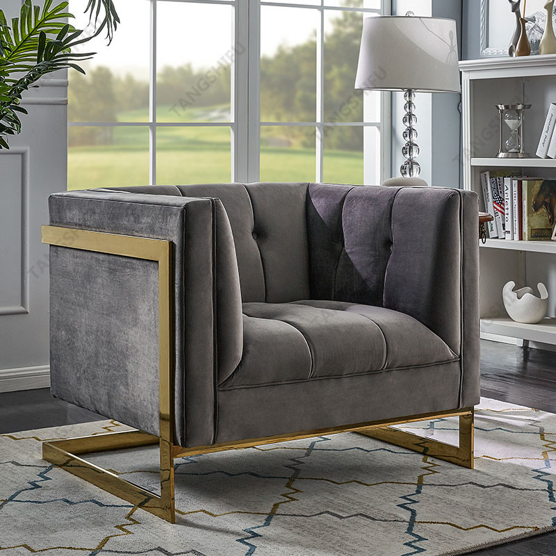 TSF-5507-1-Grey Gold CC Accent chairs