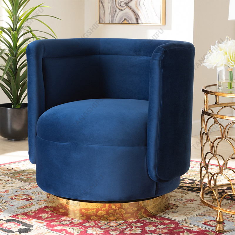 TSF-6653-Navy Blue Accent chairs