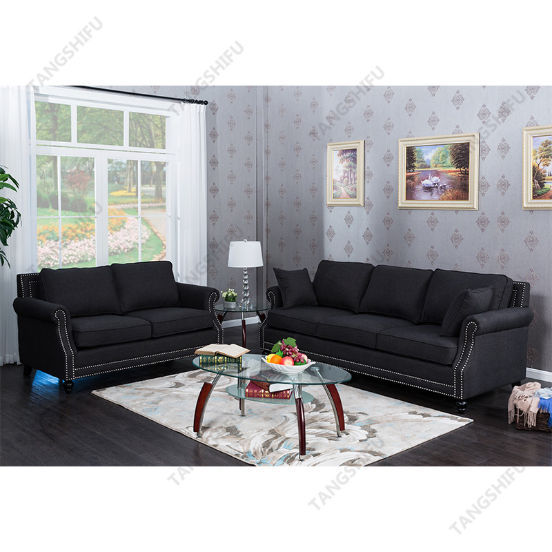 TSF-63801-3-Grey Sofa Living room furniture
