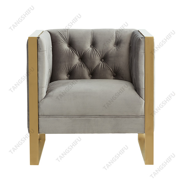 TSF-6614-Grey Chair Accent chairs